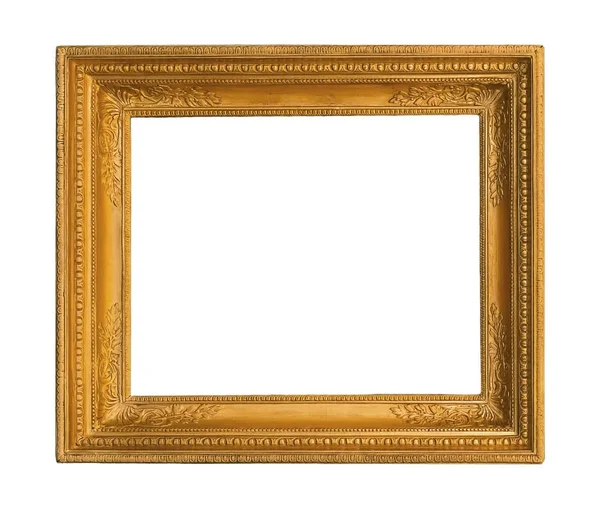 Vergulde houten frame voor een foto — Stockfoto