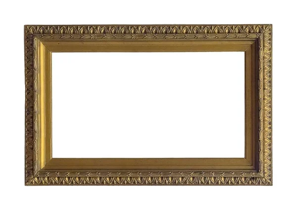 Gilded wooden frame for a picture — Stock Photo, Image