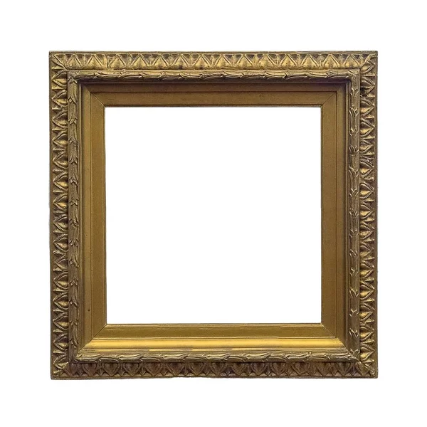 Gilded wooden frame for a picture — Stock Photo, Image