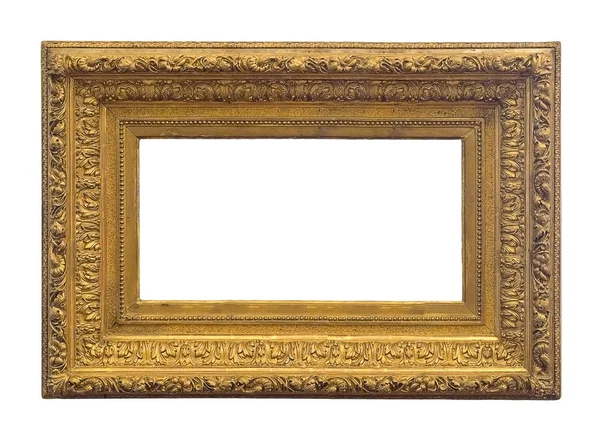 Vergoldeter Holzrahmen für ein Bild — Stockfoto