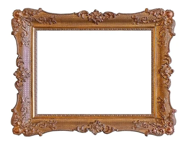 Holzrahmen für Gemälde, Spiegel oder Fotos — Stockfoto