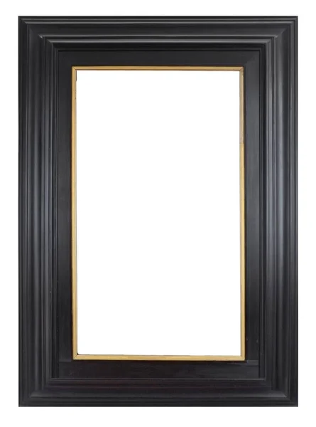 Wooden frame for paintings, mirrors or photos — Stock Photo, Image