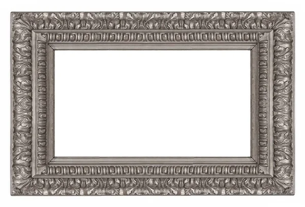 Moldura Prata Para Pinturas Espelhos Fotos — Fotografia de Stock