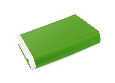 Beyaz arkaplanda izole edilmiş kitap