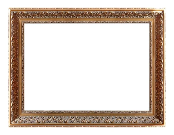 Goldener Rahmen Für Gemälde Spiegel Oder Fotos — Stockfoto