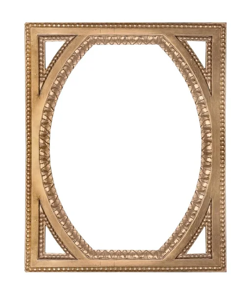 Zlatý Rám Obrazy Zrcadla Nebo Fotografie — Stock fotografie