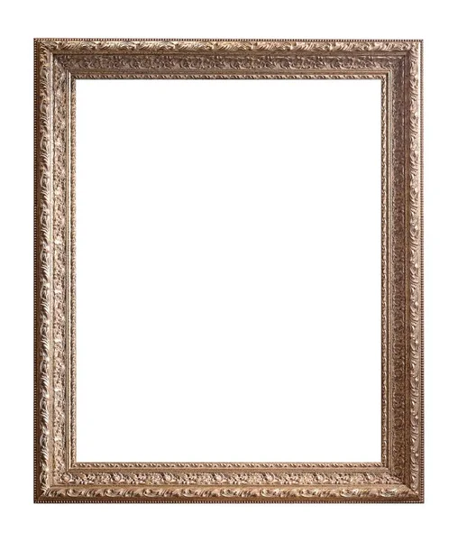 Moldura Dourada Dourada Para Pinturas Espelhos Fotos — Fotografia de Stock