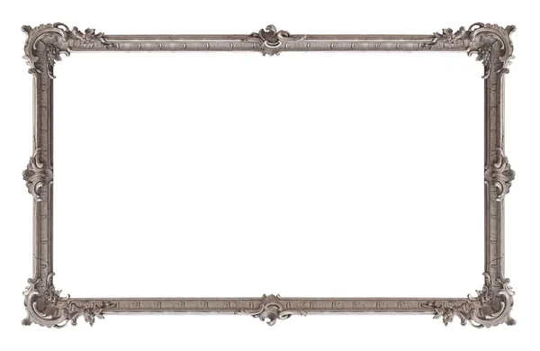 Zilveren Frame Voor Schilderijen Spiegels Foto — Stockfoto