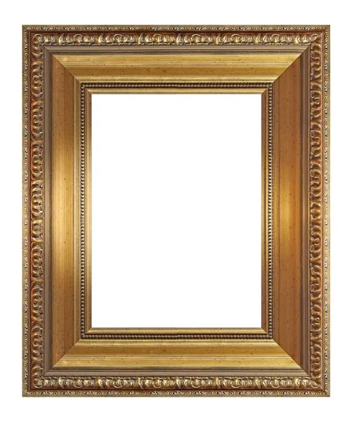 Gyllene Ram För Tavlor Speglar Eller Foton — Stockfoto