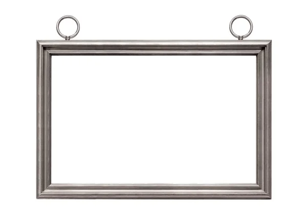 Silver Frame Paintings Mirrors Photos — Stock Photo, Image