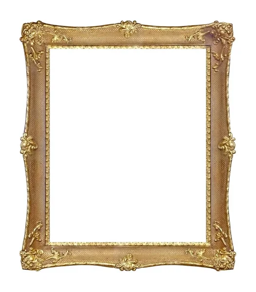 Moldura Dourada Para Pinturas Espelhos Fotos — Fotografia de Stock