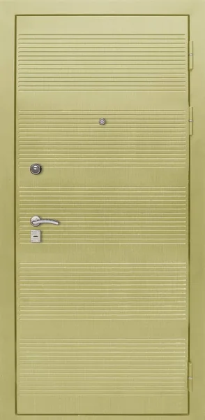 Model Entrance Metal Door Isolated — Stock Photo, Image