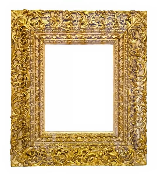 Gouden Frame Voor Schilderijen Spiegels Foto — Stockfoto