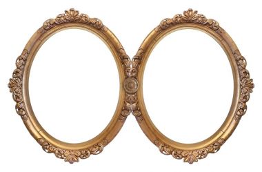 Altın çerçeve resimleri, ayna veya fotoğraflar için