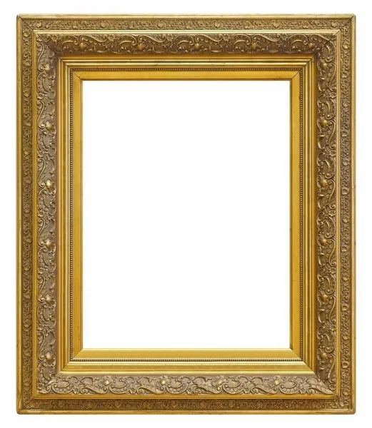 Moldura Dourada Para Pinturas Espelhos Fotos — Fotografia de Stock