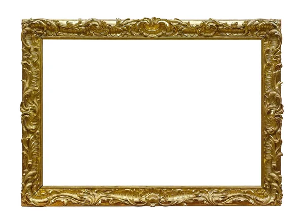 Gouden Frame Voor Schilderijen Spiegels Foto Rechtenvrije Stockfoto's