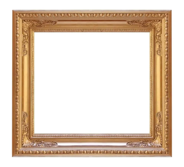 กรอบส ทองส าหร บภาพวาด กระจกหร อภาพถ — ภาพถ่ายสต็อก