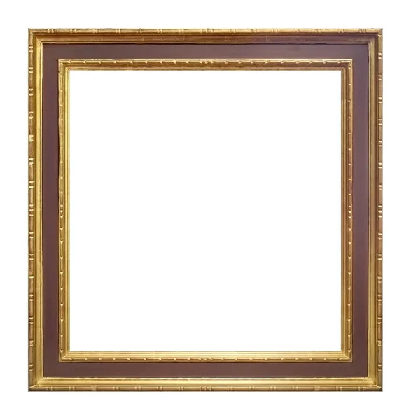 Dřevěný Rám Pro Obrazy Zrcadla Nebo Fotografie — Stock fotografie