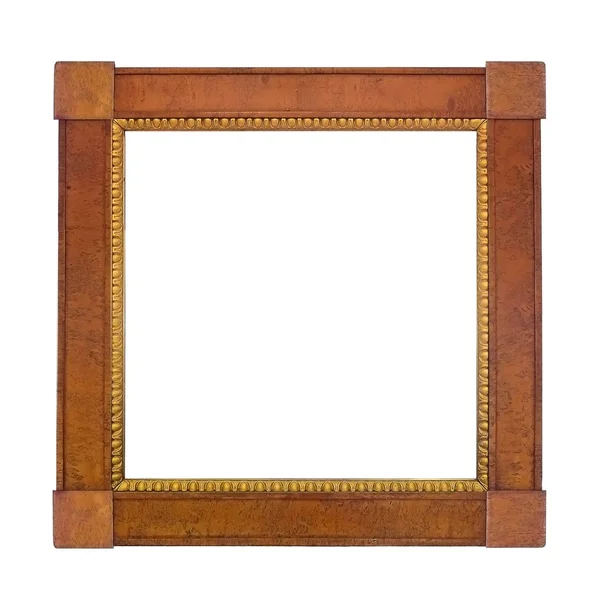 镜子或照片用木制框架 — 图库照片