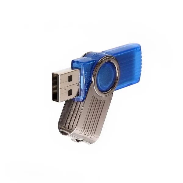 Usb Flash Enhet Isolerad Vit Bakgrund — Stockfoto