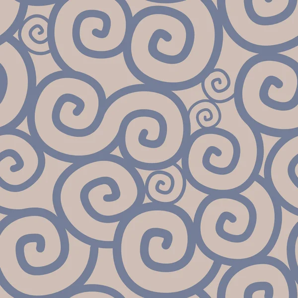 Spiralförmiges Geometrisches Quadratisches Nahtloses Muster — Stockvektor
