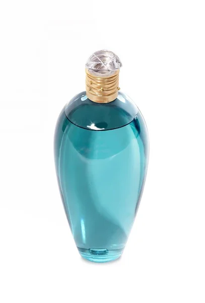 Układ Butelek Perfum Białym Tle — Zdjęcie stockowe