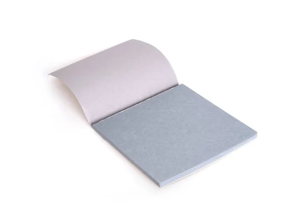 Kraft Notebook Isolated White Background — Stok fotoğraf