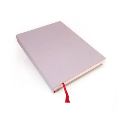 Beyaz bir arka plan üzerinde izole kitap