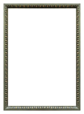 Tablolar, aynalar veya beyaz arka planda izole edilmiş fotoğraf için ahşap çerçeve. Kırpma yolu ile tasarım ögesi