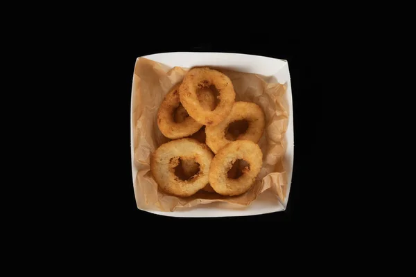 Craft-Snack für Bar, Café und Restaurant auf schwarzem Hintergrund — Stockfoto