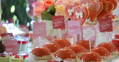 Şık düğün şeker bar masa düzenleme catering