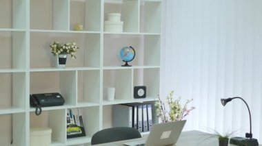 Ofisteki genç bayan.