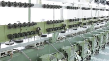 üst üste endüstriyel tekstil makineleri