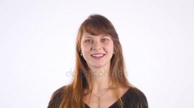 genç güzel kadın gülüyor