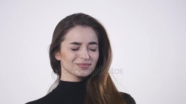 Boğaz sorun hasta kadınla 4 k izole