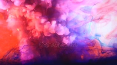 renkli mürekkep suya düştü