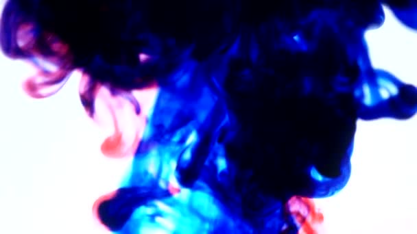 encre dans l'eau explosion de couleur 