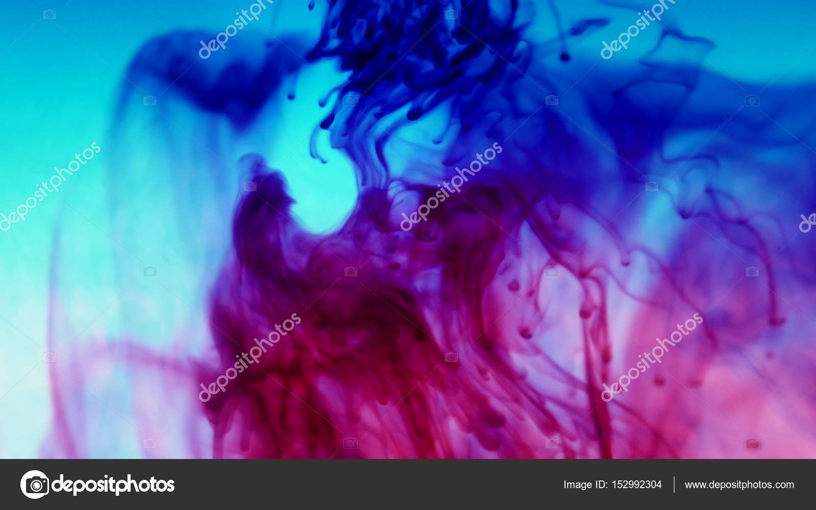 Cat warna Ink Tetesan Splash di Bawah air di Air Pool — Stok Foto ©  Andrew282 #152992304