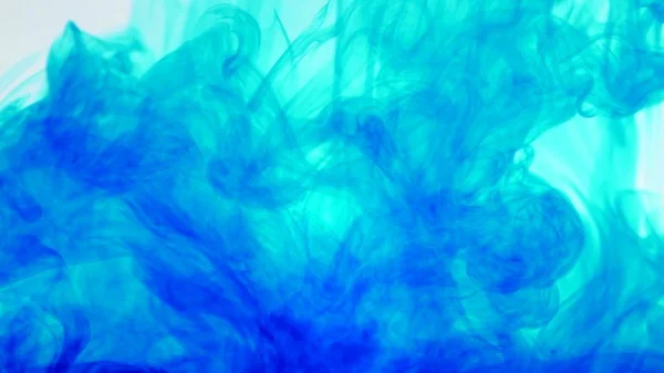 Líquido de color azul abstracto en el movimiento del agua — Foto de Stock