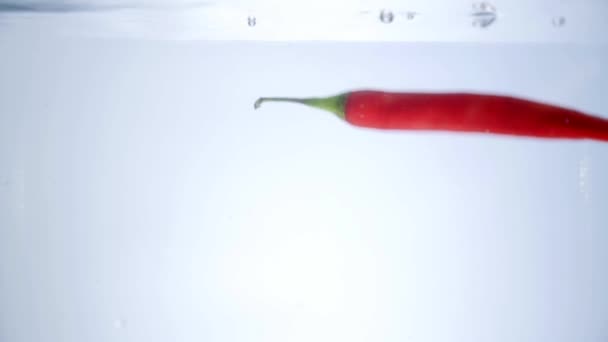 Chili suya düşüyor — Stok video