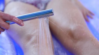 Kaplıcada tedavi sonrası yıkama ayak