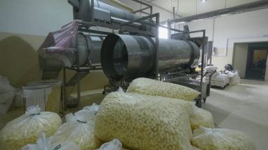 aperatifler ve çerezler üretim Fabrikası'nda