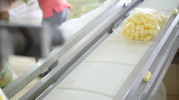Corn sticks with powdered sugar — Stock Footage Corn sticks with powdered sugar Stock Video