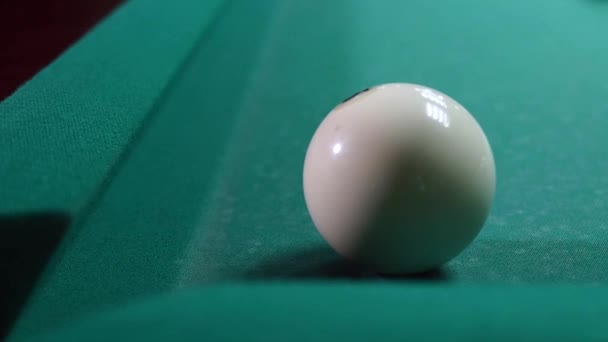 Das russische Billard sind Kugeln — Stockvideo