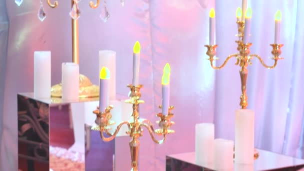 Interior Of A Wedding Hall Decoration Ready For Guests Beautiful