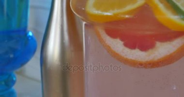 limonata bir vazo. yakın çekim