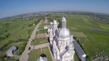 Kilise. bir dron çekim