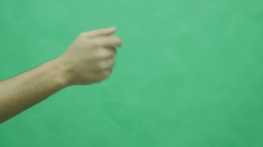 El hareketleri, bilgisayar dokunmatik ekran, tablet, trackpad kullanır gösterilen kümesi. 4k yeşil ekran ile. modern teknoloji