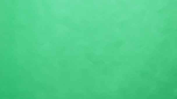 Papierflugzeug im grünen Hintergrund — Stockvideo