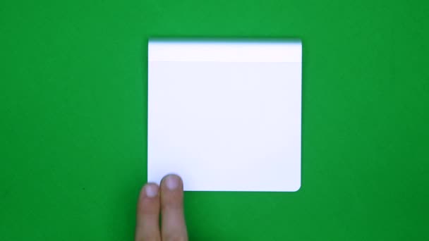 Jeu de gestes de la main, montrant les utilisations de l'écran tactile de l'ordinateur, tablette, trackpad. 4K avec écran vert. technologie moderne — Video